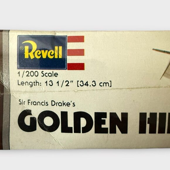 Revell Sir Francis Drake Golden Hind Model Ship 1/200 NEW Made In USA 1978 - Picture 2 of 10